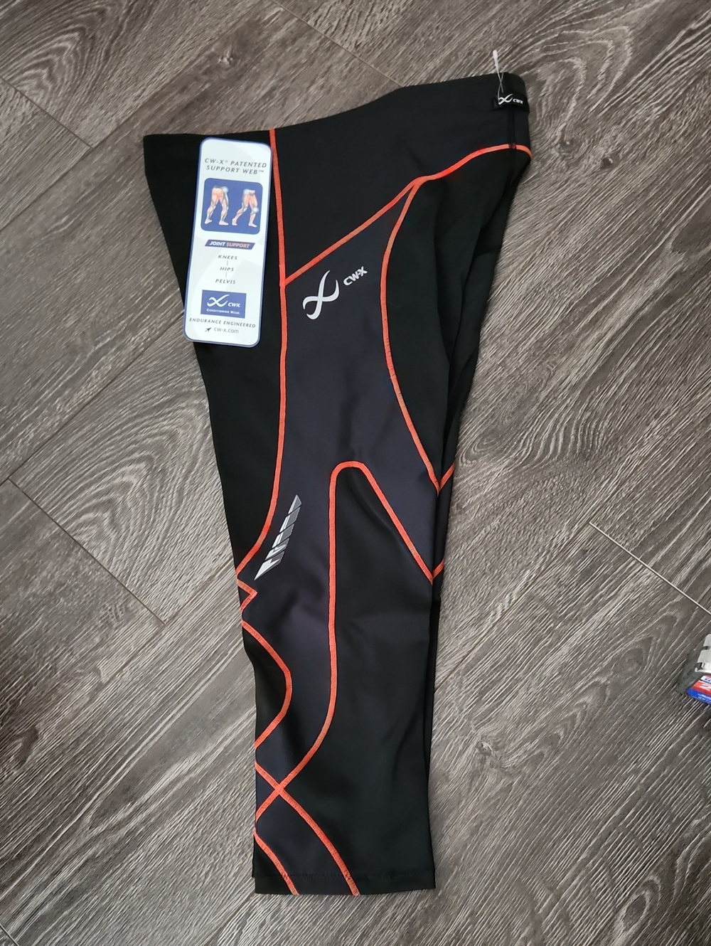 CW-X Conditioning Wear Men's 3/4 Stabilyx Tights Medium Compression ACTIVEWEAR